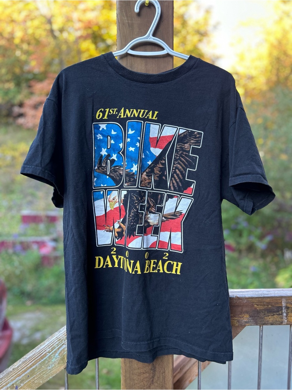 Daytona Beach Bike Week 2002 Graphic Tee • XL